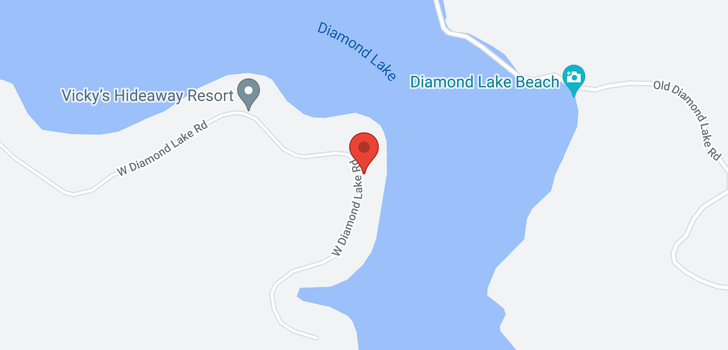 map of 423 WEST DIAMOND LAKE ROAD